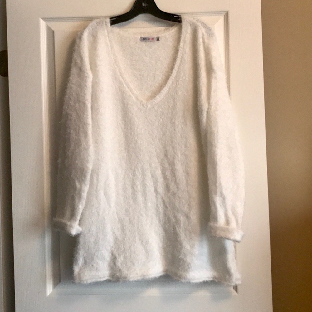 Winter white soft sweater